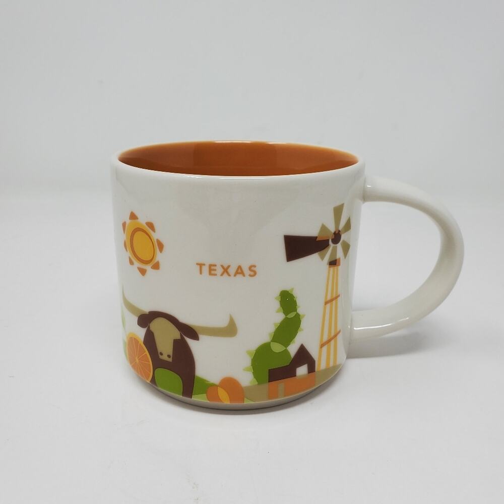 Starbucks YOU ARE HERE Collection TEXAS Large Coffee cup in Great condition
